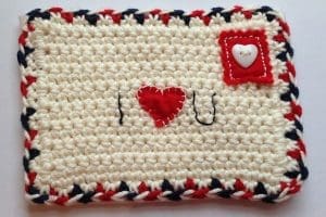 knitted love letter