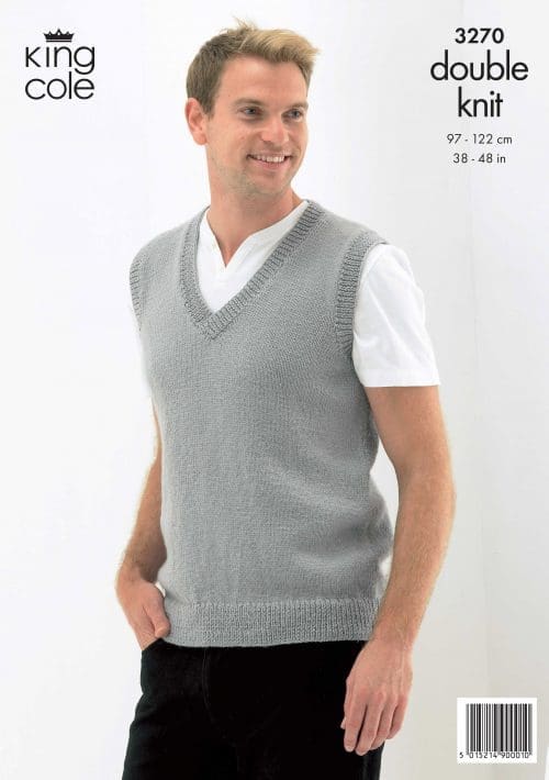 Easy to Follow Slipover and Waistcoat Knitted in Merino Blend DK ...