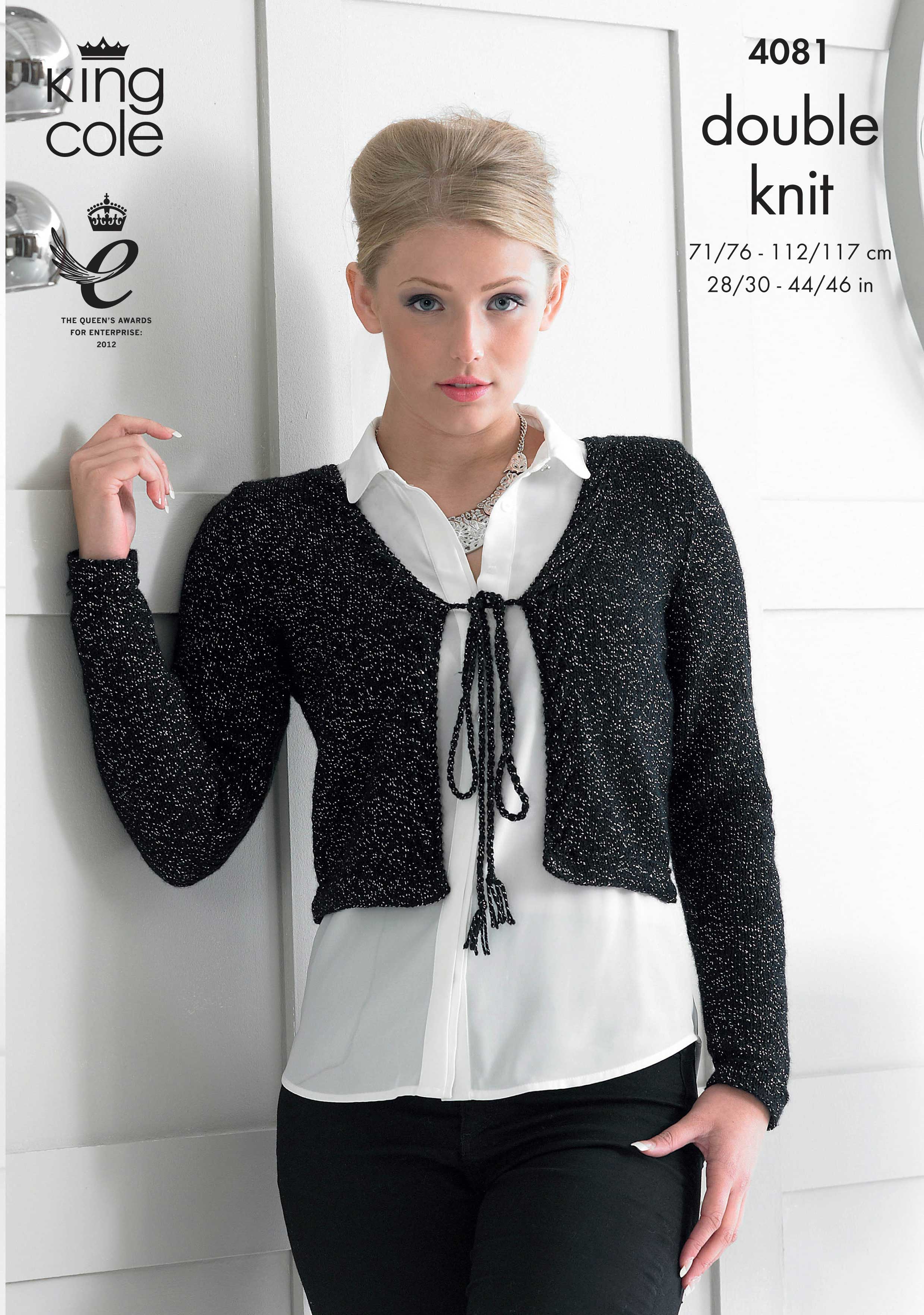 Easy to Follow Cardigans Knitted with Glitz DK Knitting