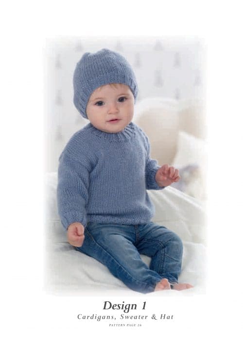 Easy to Follow NEW LOOK Baby Book 2 Knitting Patterns - King Cole