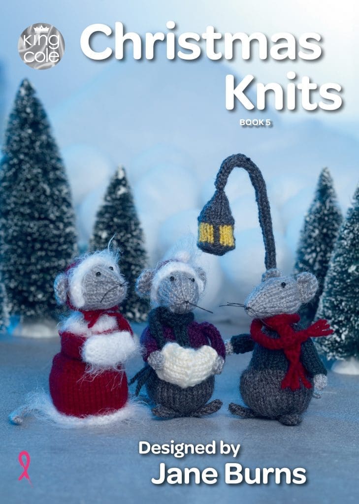 King Cole Noël Knits Tricoter livre double deux motifs de tricot