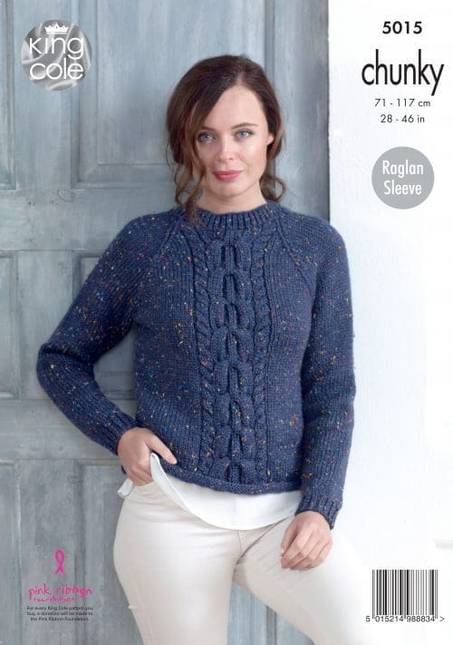 Easy to Follow Sweaters Knitted in Chunky Tweed Knitting Patterns ...