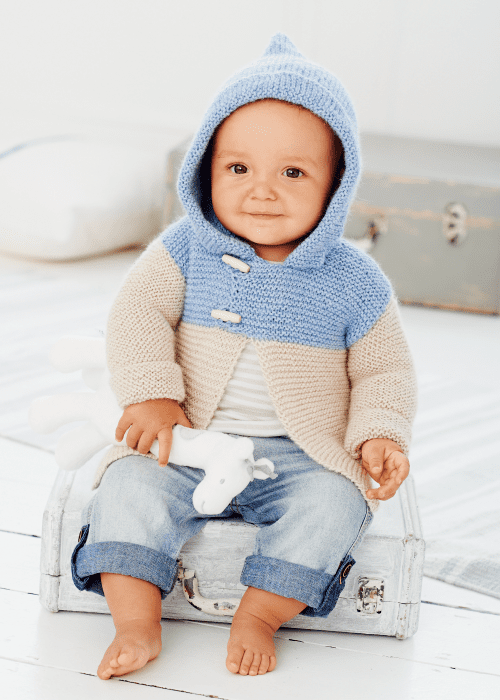 Easy to Follow Baby Book 8 Knitting Patterns - King Cole