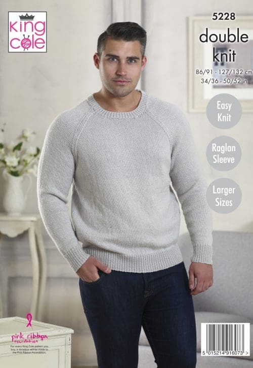 Easy to Follow Sweaters Knitted in Majestic DK Knitting Patterns - King ...