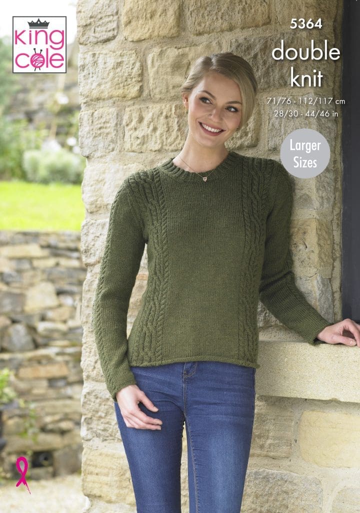 Easy to Follow Cardigan & Sweater Knitted in Majestic DK Knitting ...