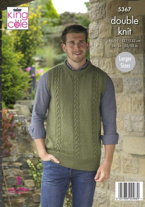Easy to Follow Sweater & Slipover Knitted in Majestic DK Knitting ...