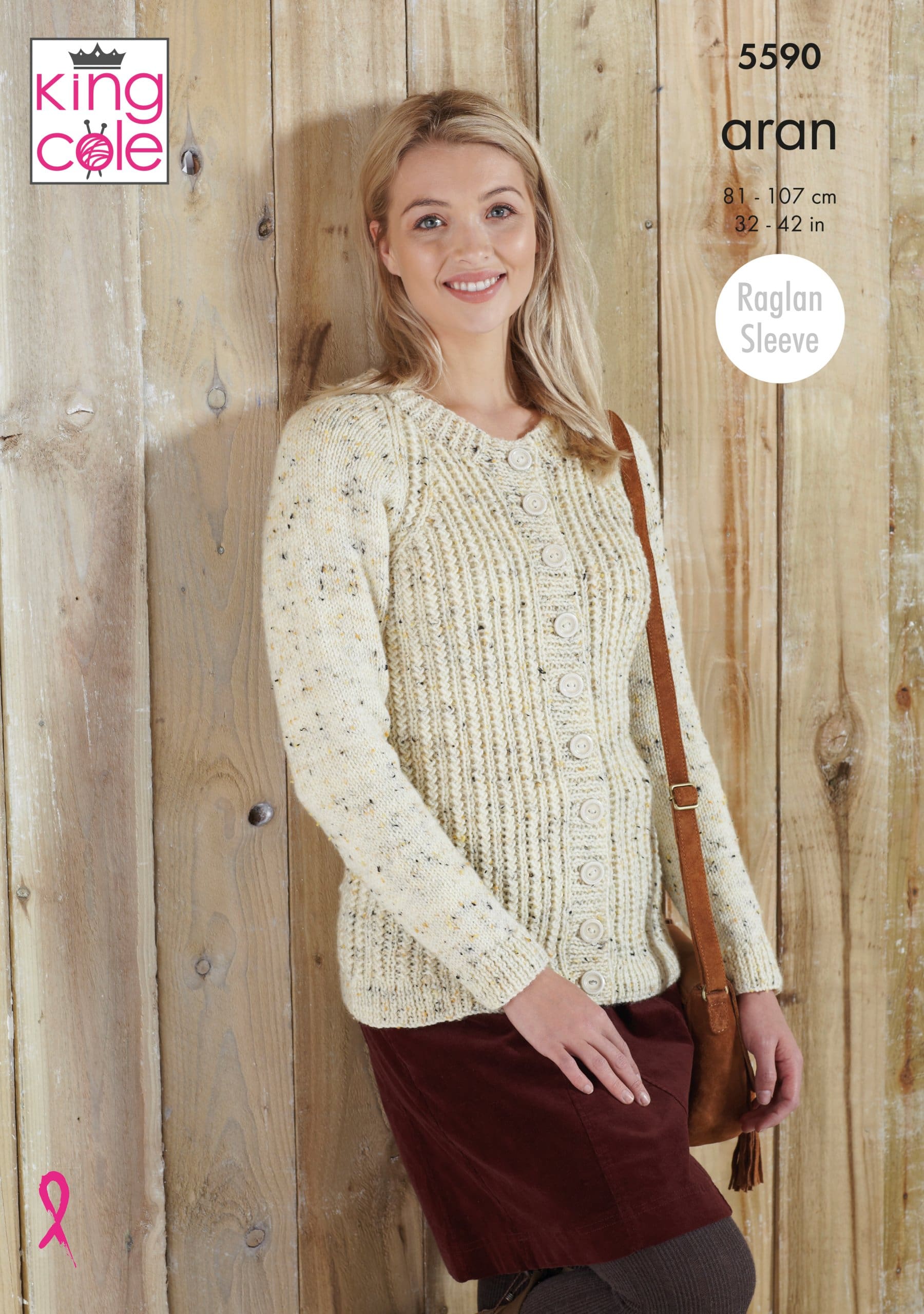 Easy to Follow Cardigan & Sweater with Off-Set Button Band Knitted in ...