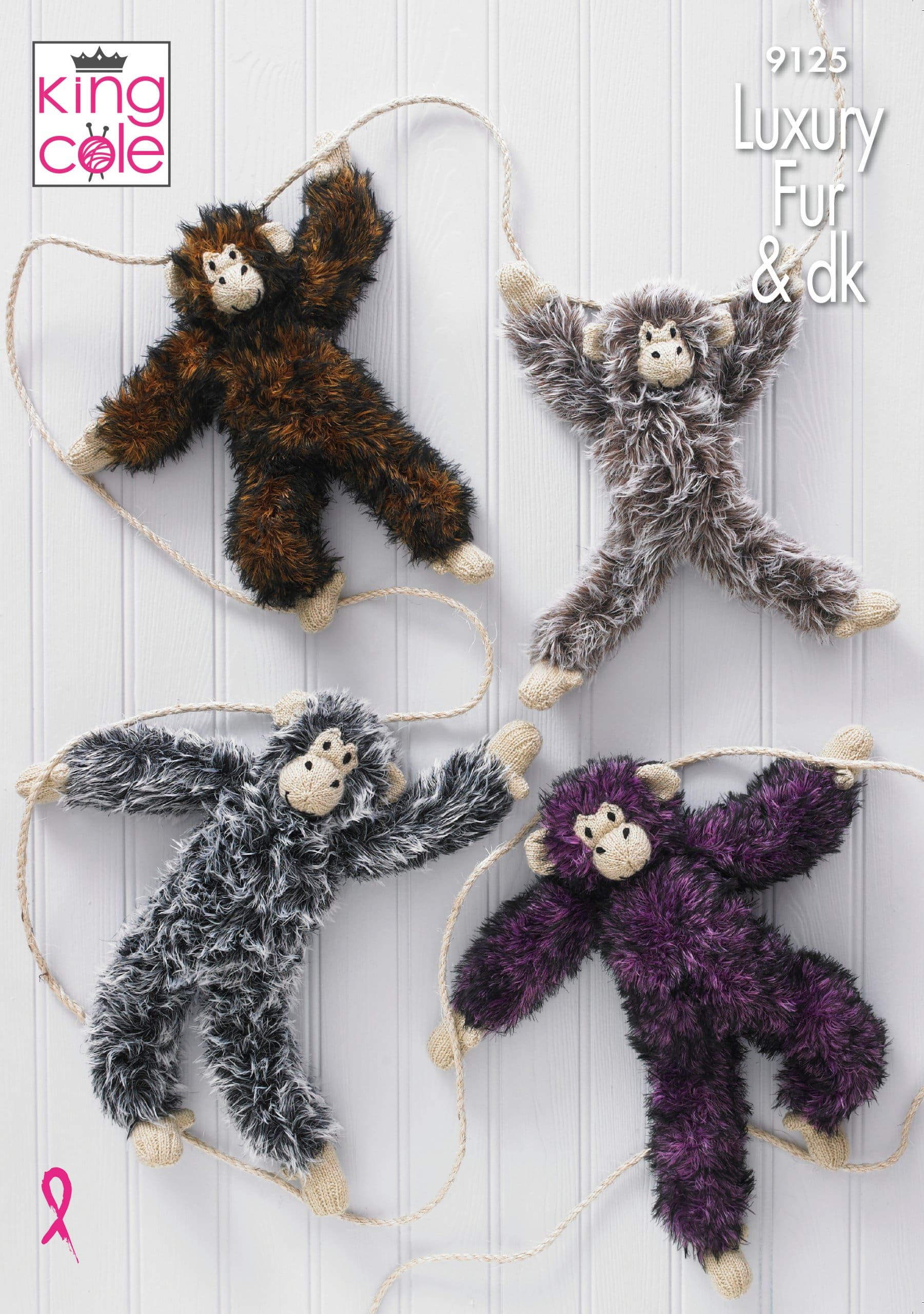 Easy to Follow Luxury Fur Chimpanzees Knitting Patterns