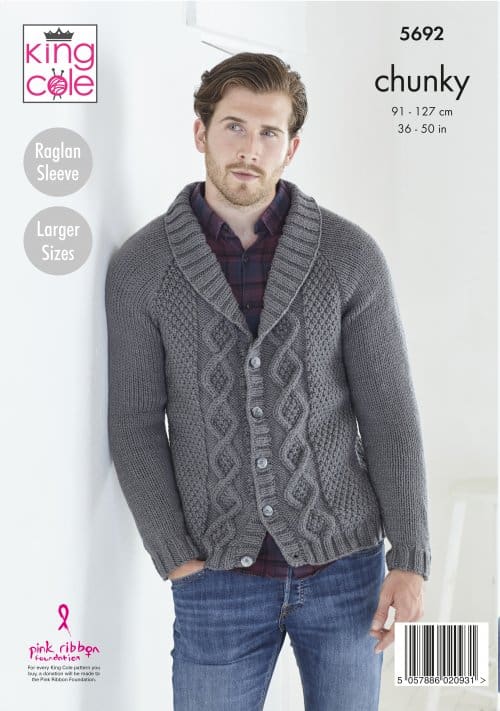 Easy to Follow Cardigans Knitted in Ultra Soft Chunky Knitting Patterns ...