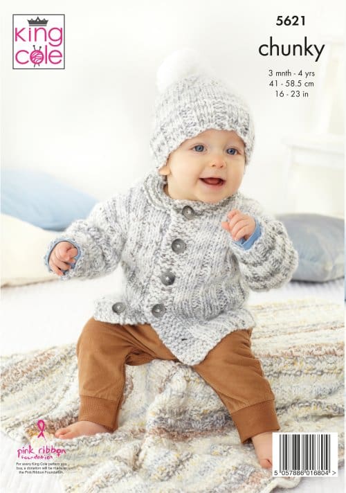 Easy to Follow Sweater, Jacket, Hat & Blankets Knitted in Comfort ...