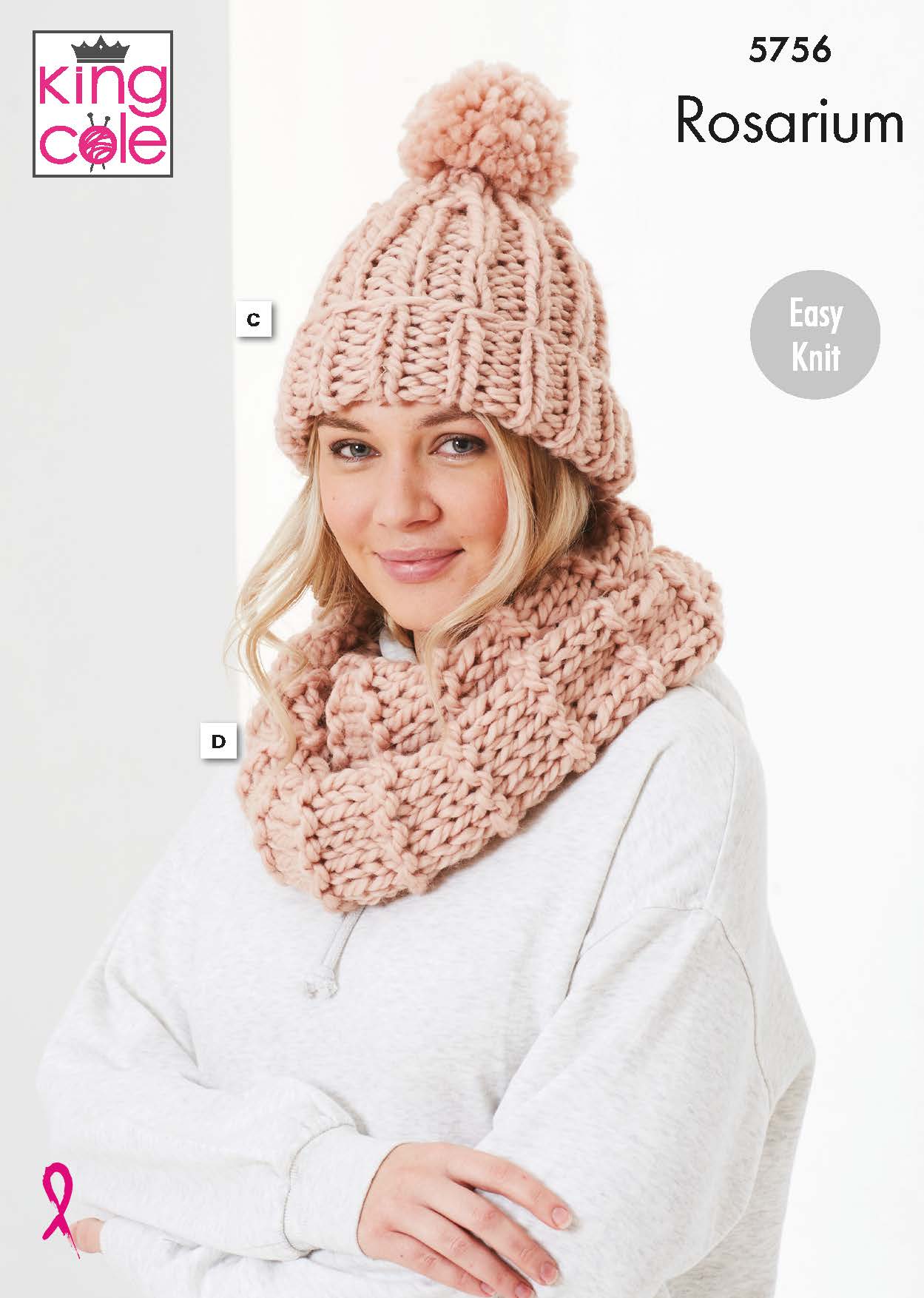 Easy to Follow Hats, Headband, Snoods, & Polo Neck Knitted in Rosarium ...