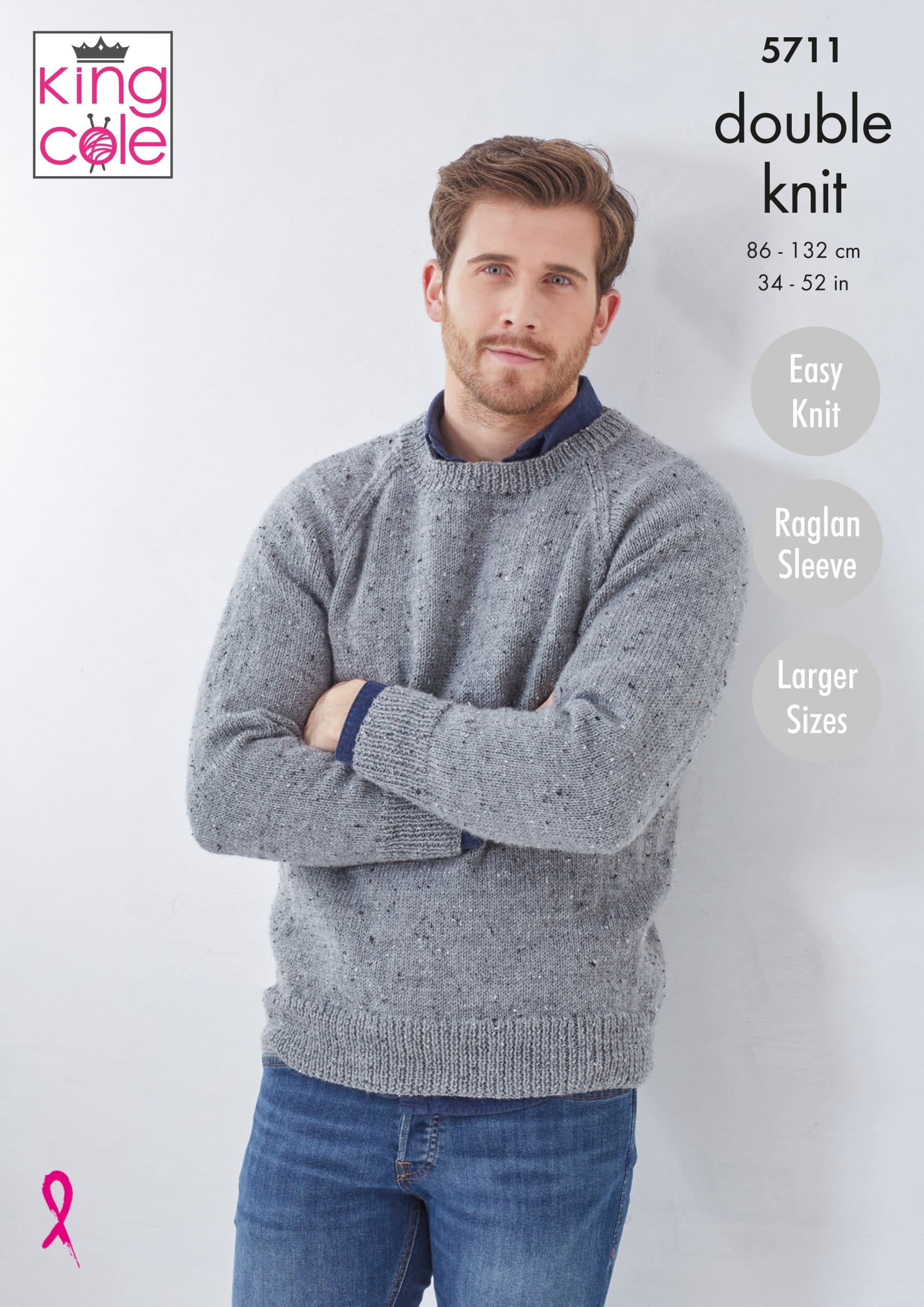 Easy to Follow Cardigan & Sweater Knitted in Big Value Tweed DK ...
