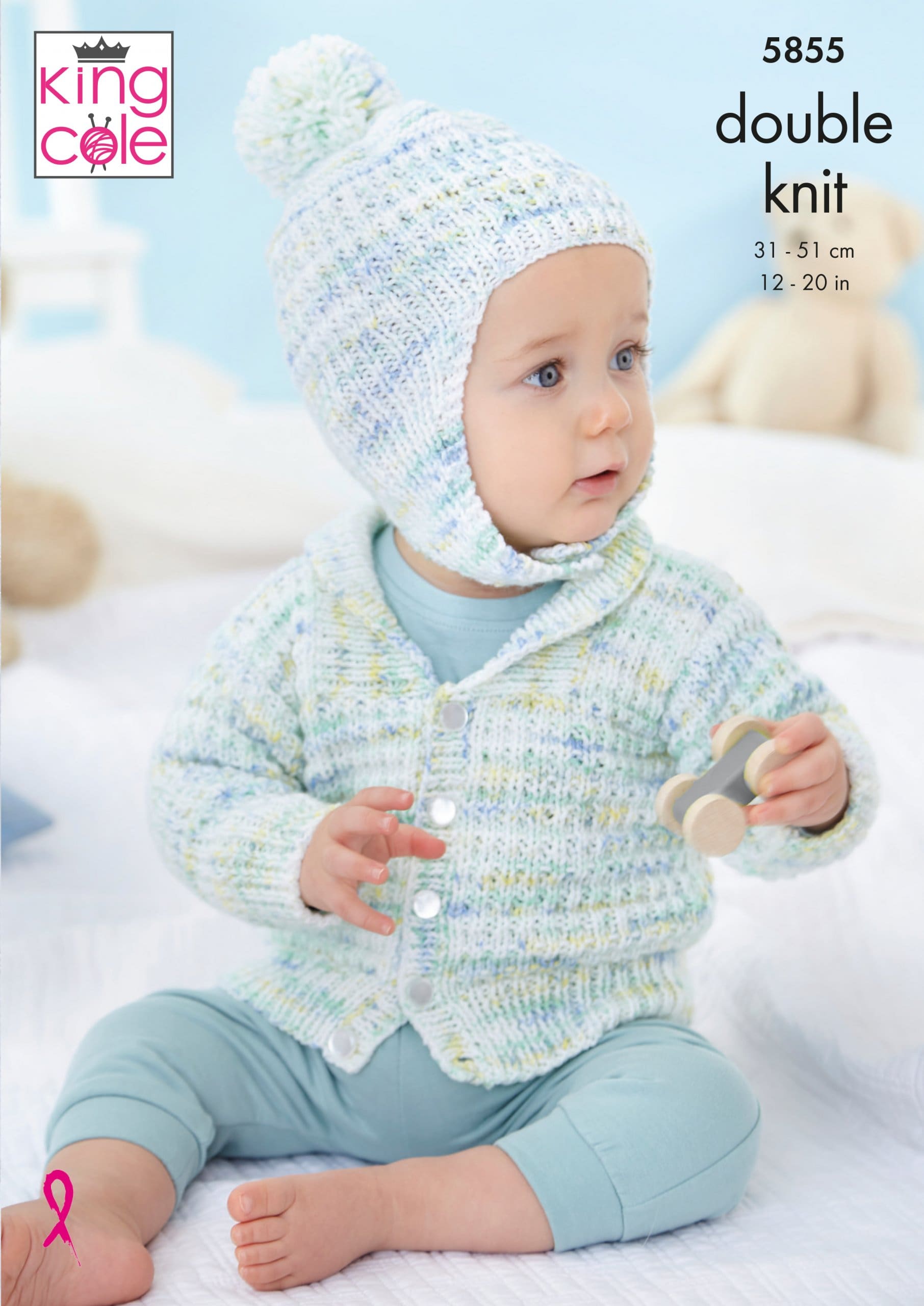 Easy to Follow Dungarees, Jacket & Hat Knitted in Little Treasures DK ...