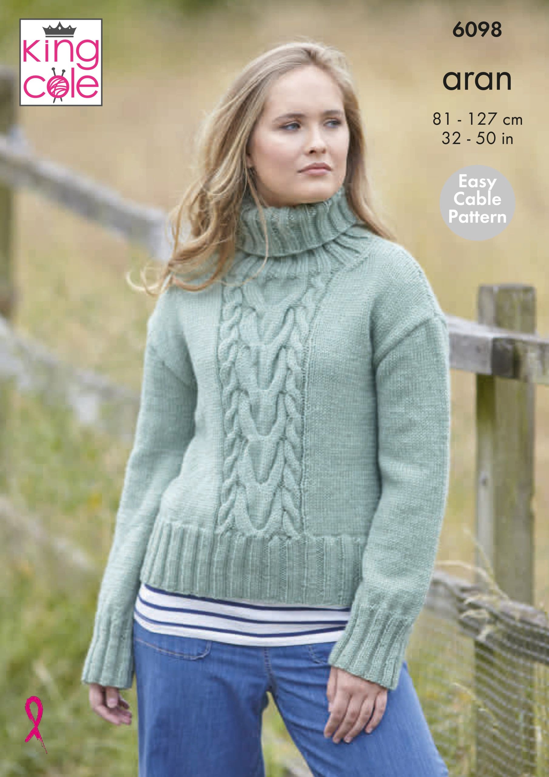 Easy to Follow Cable Sweaters Knitted in Fashion Aran Knitting Patterns ...