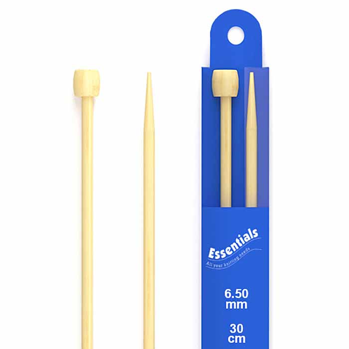 Bamboo Needles - 30cm x 6.5mm