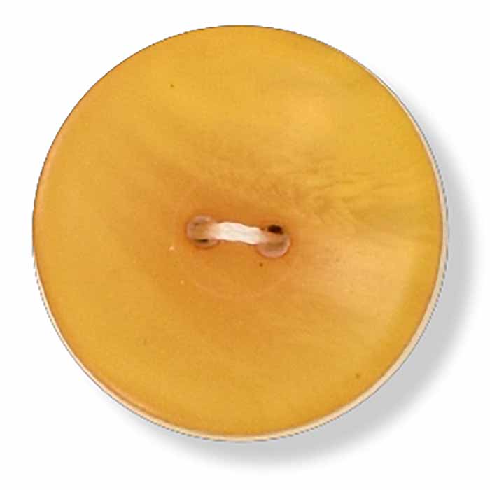 Round Shell Effect Button - Mustard (20 ligne) | King Cole