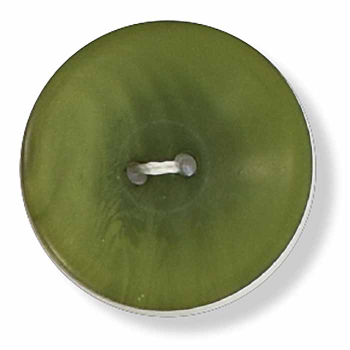 Round Shell Effect Button - Fern (20 ligne) | King Cole