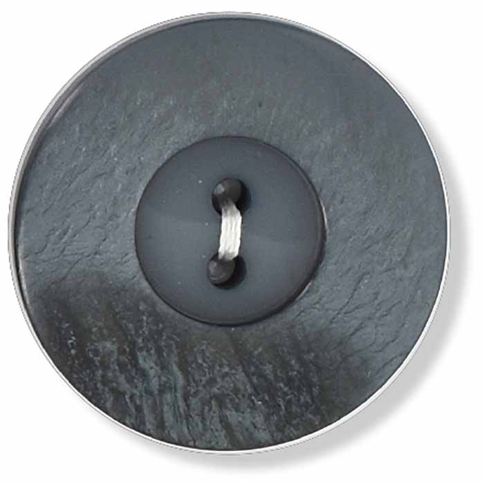 Round Thick Rimmed Button - Clerical (54 ligne)
