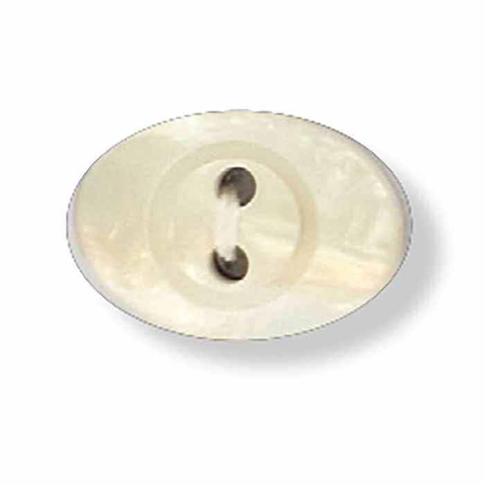 Oval Shell Effect Button - Pearl (24 ligne) | King Cole