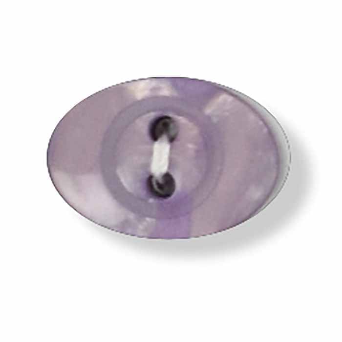 Oval Shell Effect Button - Purple (24 ligne) | King Cole
