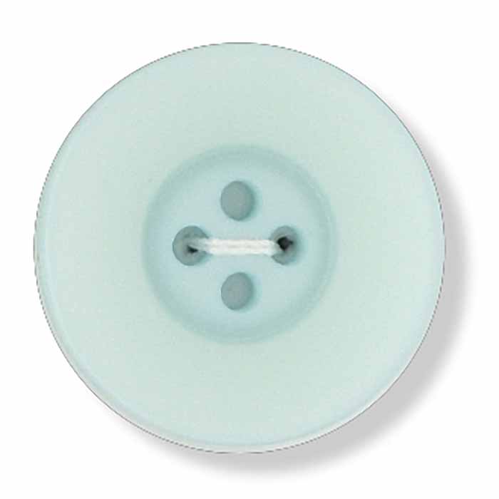 Round Deep-Rimmed Button - Aqua (36 ligne)