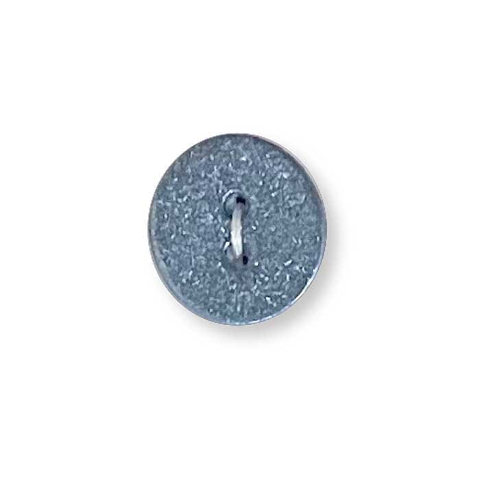 Glitter Round Flat Button - Blue (24 ligne)