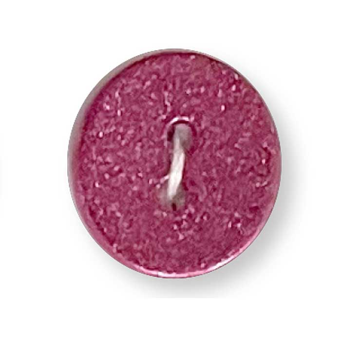 Glitter Round Flat Button - Bright Pink (40 ligne)
