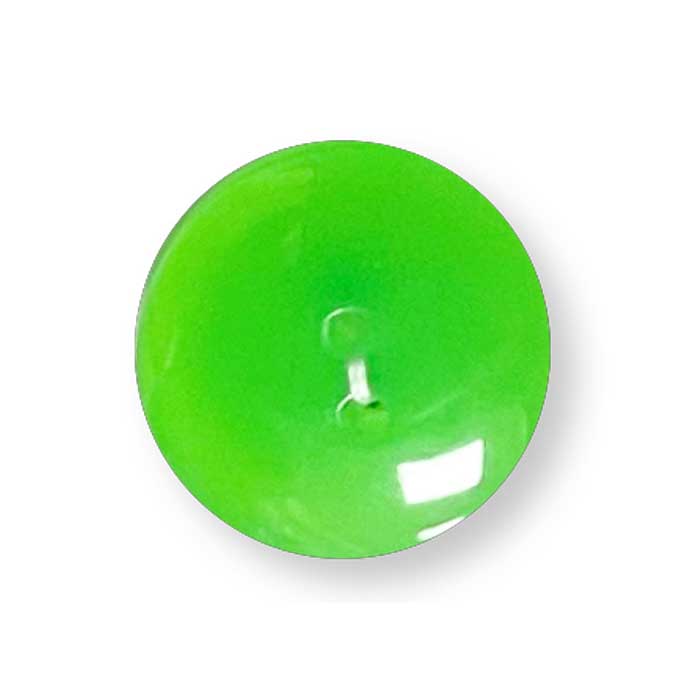 Round Plain Button - Neon Green (36 ligne)