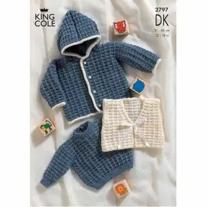 King Cole Strickmuster – Oktopus & Tintenfisch Spielzeug, Für Dollymix DK & Splash Garn, 3,0 Mm Nadeln