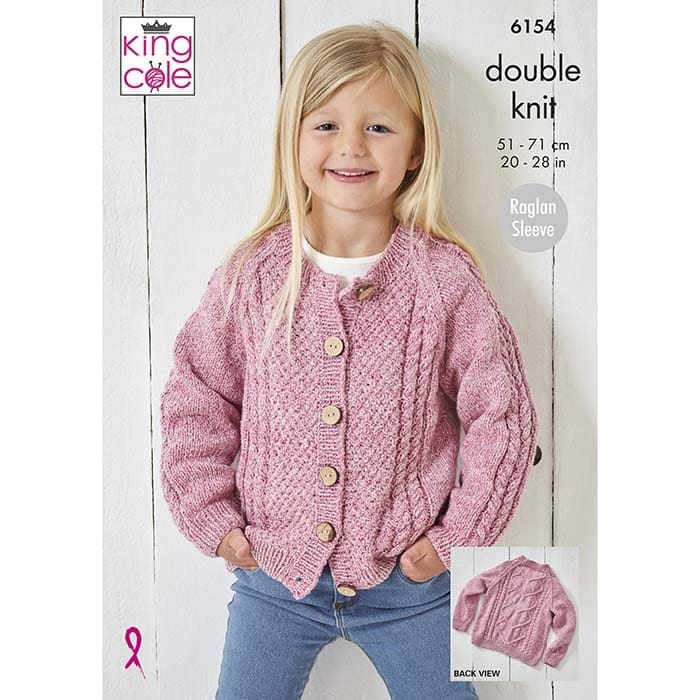 Sweater & Cardigan Knitted in Simply Denim DK | King Cole