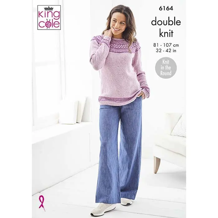 Easy Knit 'Knit in the Round' Sweaters: Knitted in King Cole