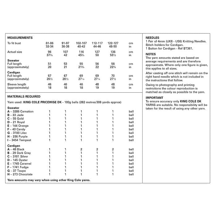 COLE SWEATER Sサイズ king-cole-fjord-dk-sweater-