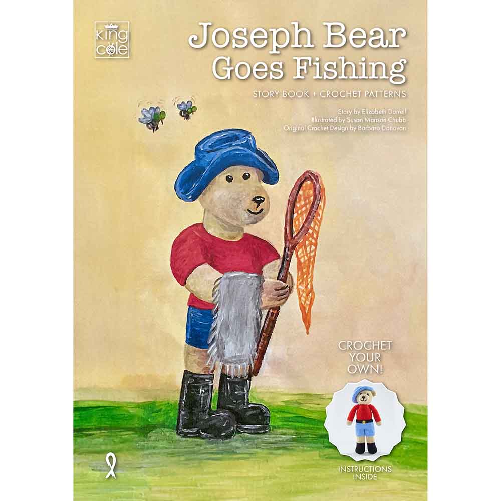 Joseph Bear Story Book and Toy Crochet Pattern Book | King Cole