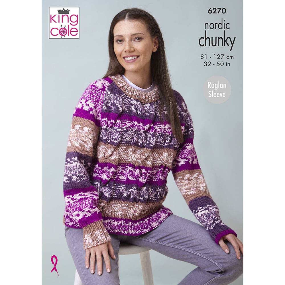 Sweaters knitted in Nordic Chunky | King Cole