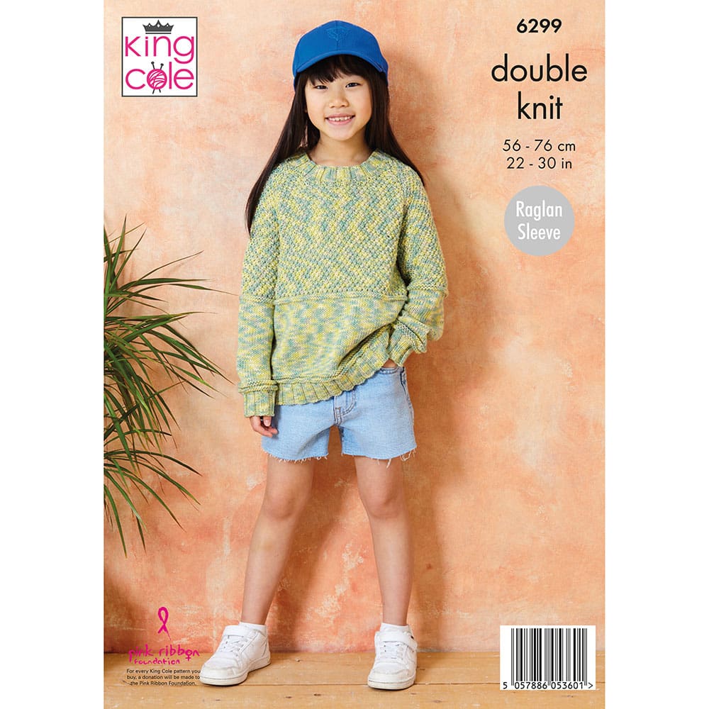 Cardigan and Sweater knitted in Cottonsoft Crystal DK | King Cole