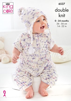 Baby Set knitted in Dot Dot Dash DK | King Cole