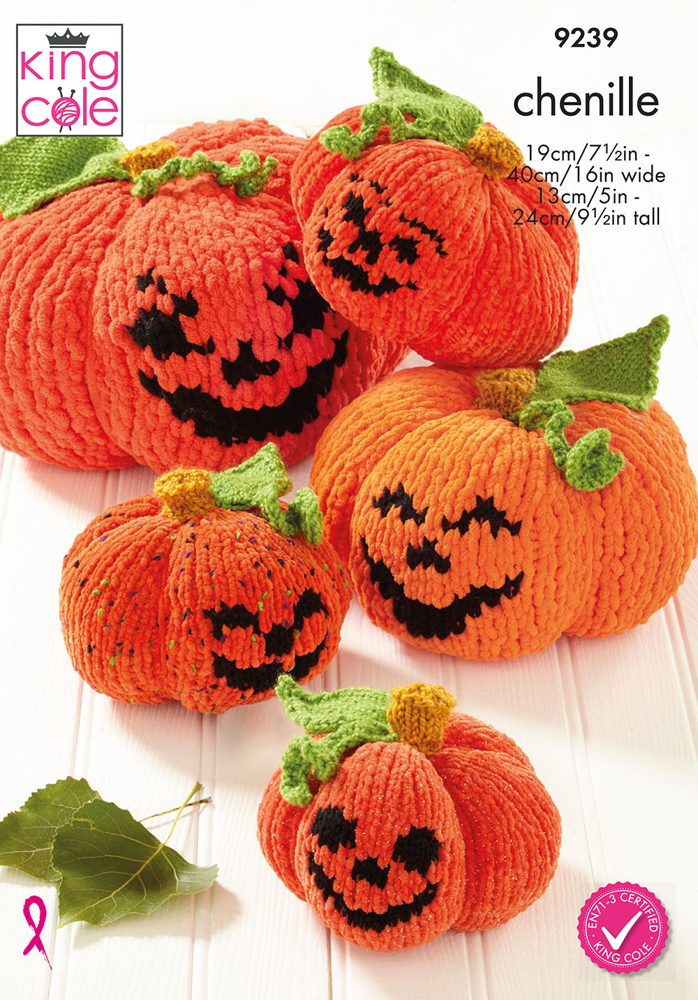 Quick Knit Pumpkin Tower knitted in Jumbo Toastie, Toastie